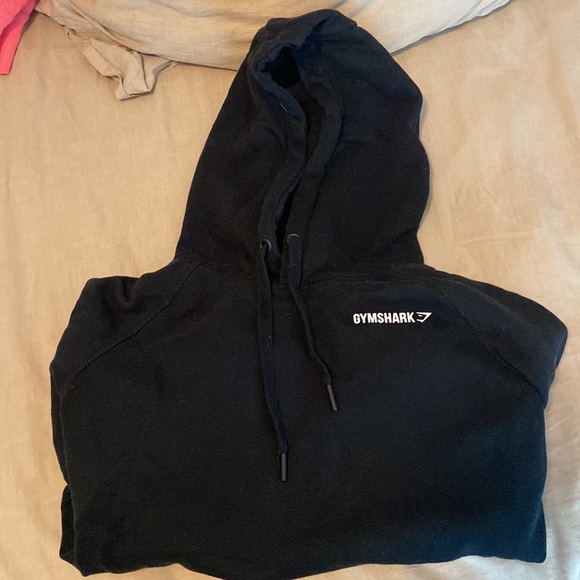 Gym shark black hoodie in size small - Picture 2 of 2
